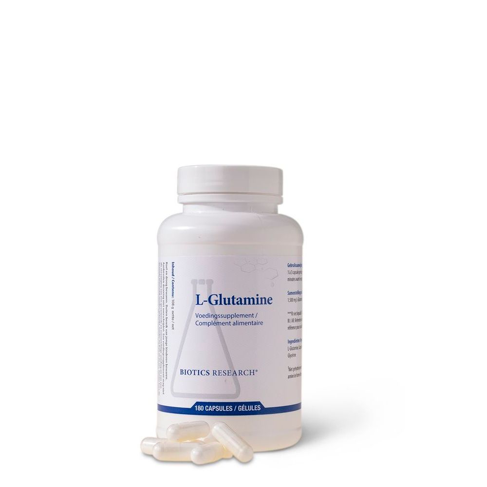 Biotics L-Glutamine 1500 mg 180 capsules