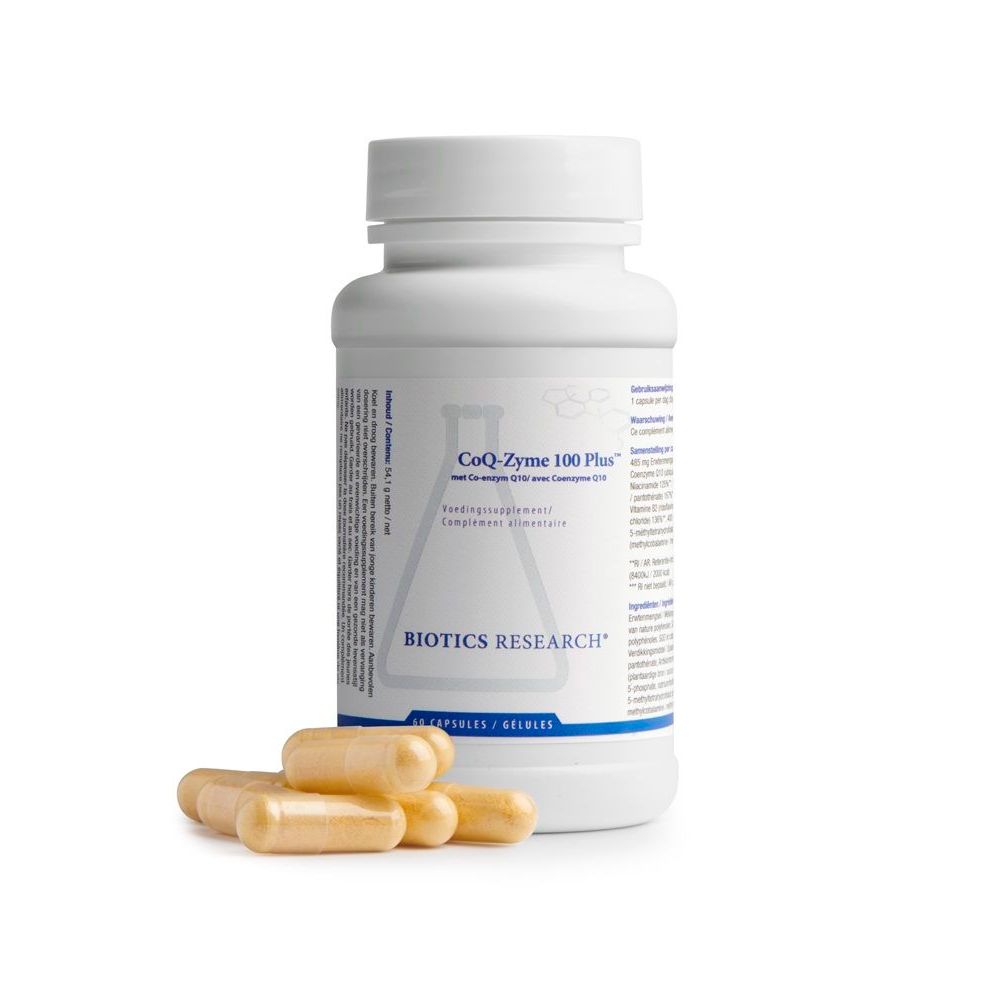 Biotics CoQ-Zyme 100 Plus 100 mg 60 capsules