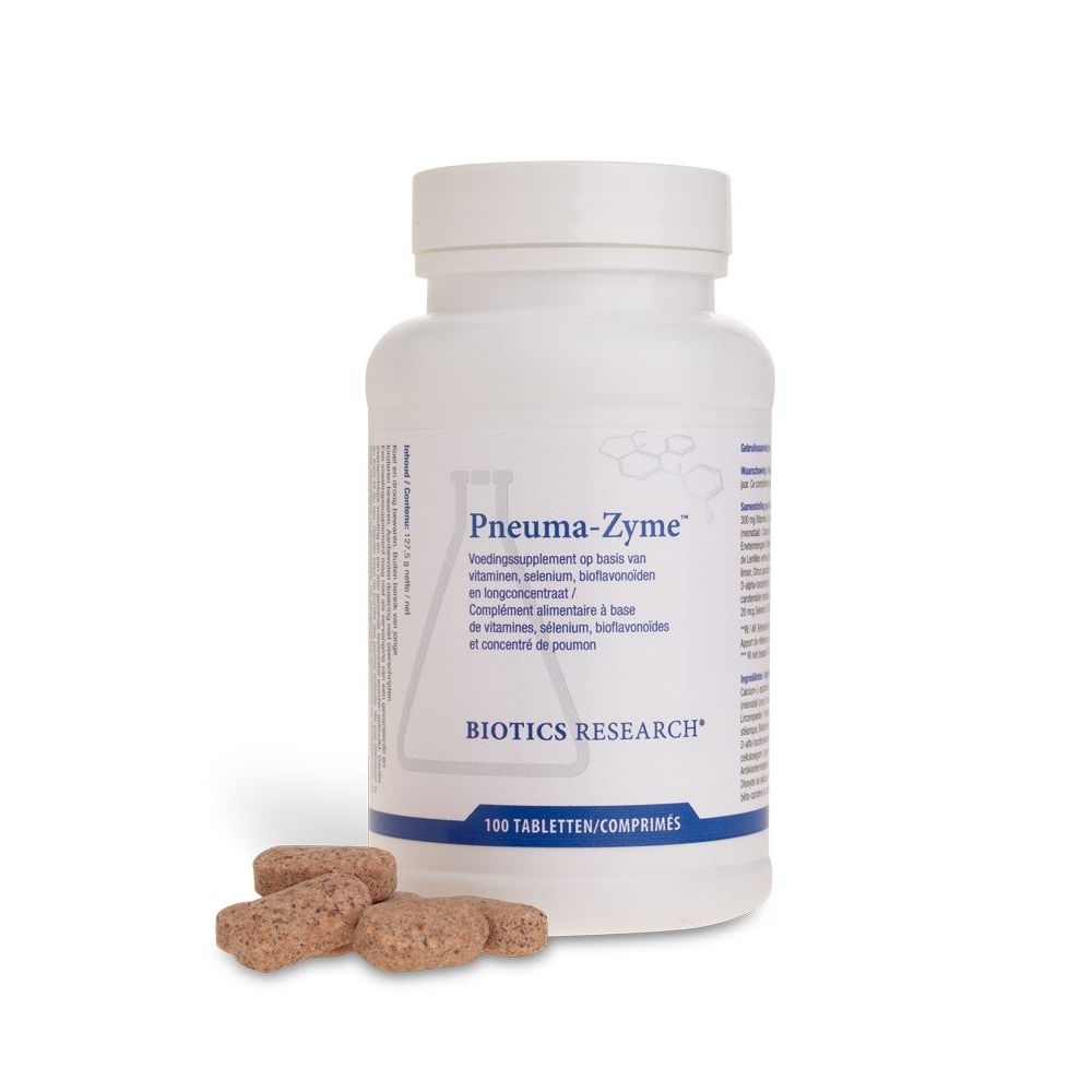 Biotics Pneuma-Zyme 100 tabletten