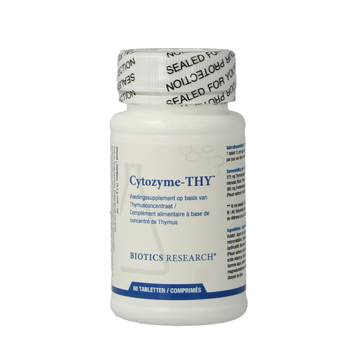 Biotics Cytozyme-THY thymusconcentraat 60 tabletten