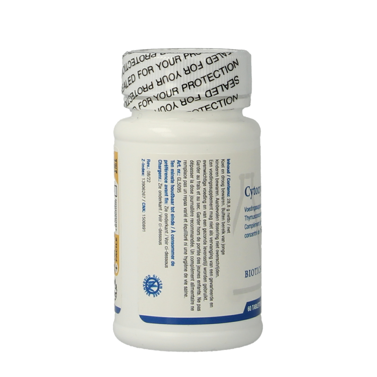 Biotics Cytozyme-THY thymusconcentraat 60 tabletten