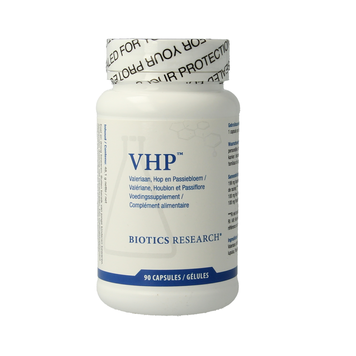 Biotics VHP valeriaan/hop/passiebloem 90 capsules
