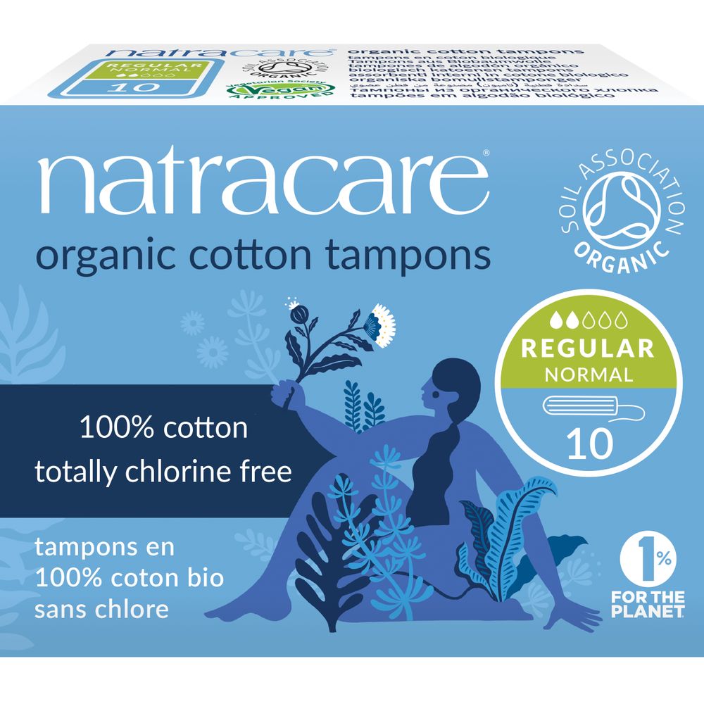 Natracare Cotton Tampons Regular 10 st