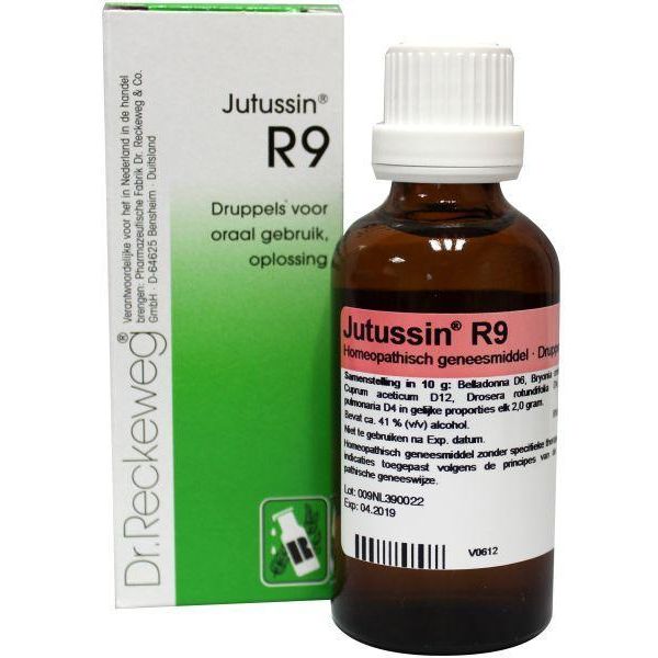Dr Reckeweg Jutussin druppels R9 50 ml