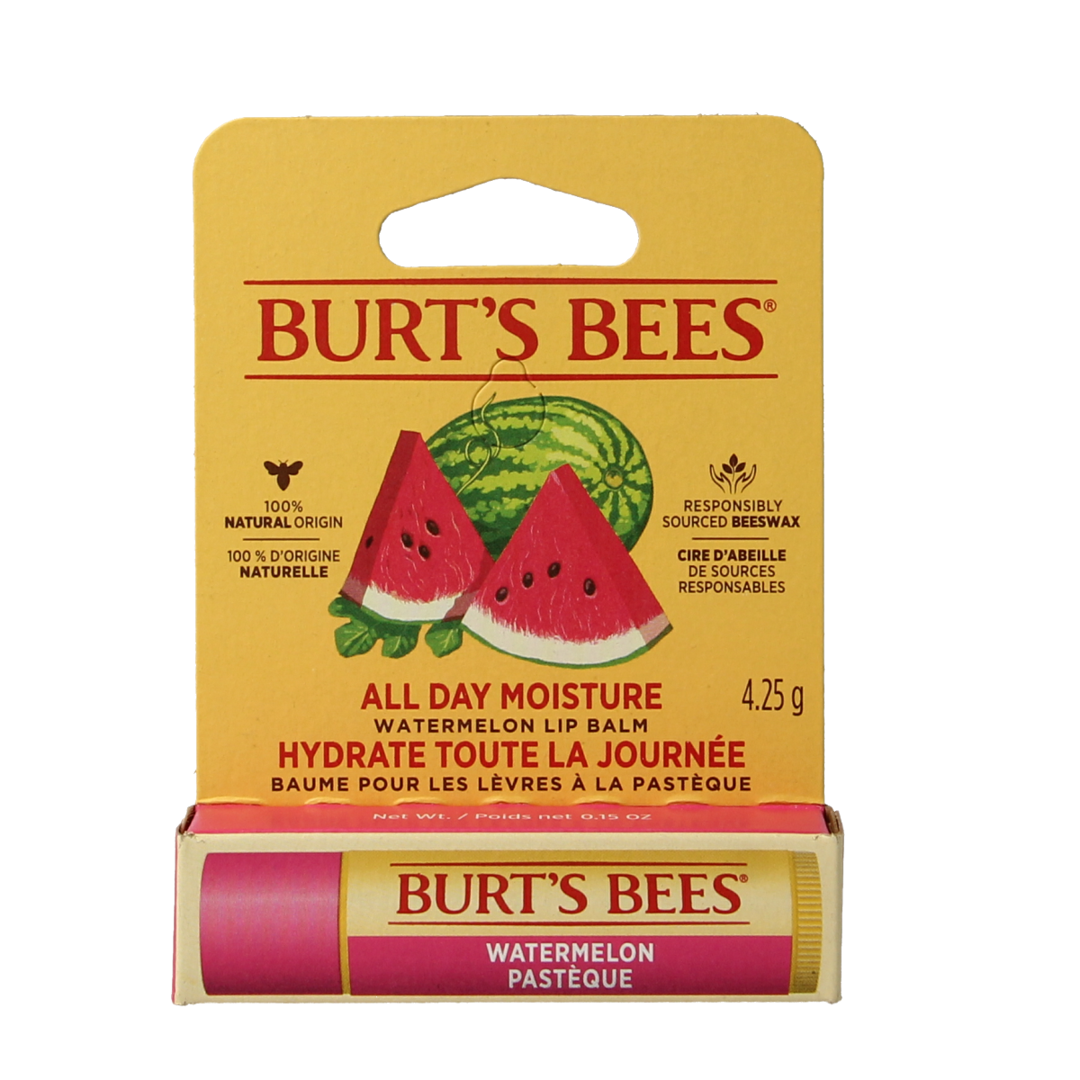 Burts Bees Lipbalm watermelon blister 4,3 gram