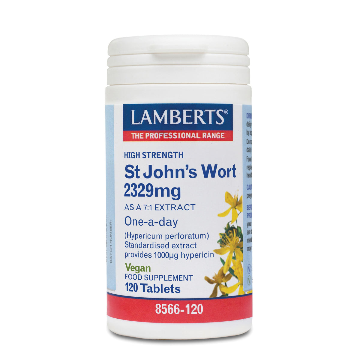 Lamberts St Janskruid (hypericum St Johns wort) 120 tabletten