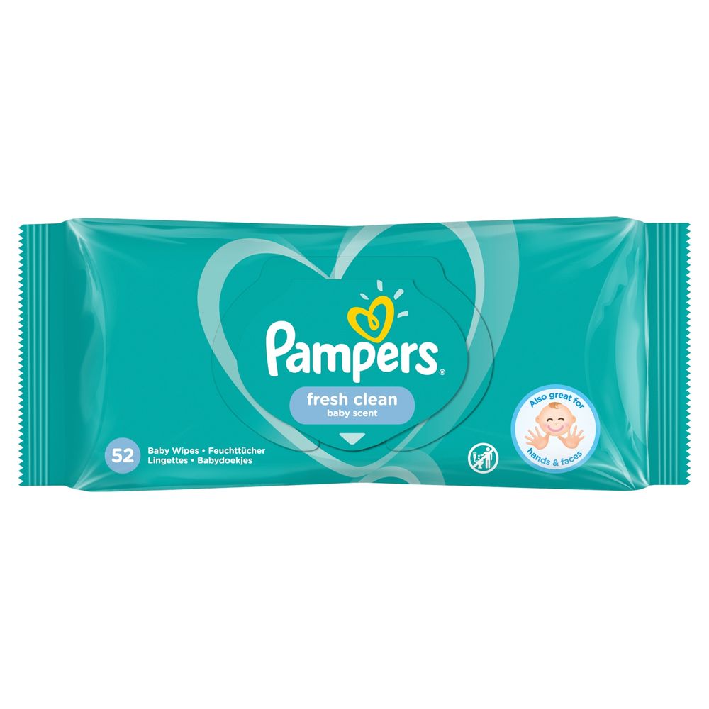 Pampers Fresh Clean Babydoekjes 52 stuks