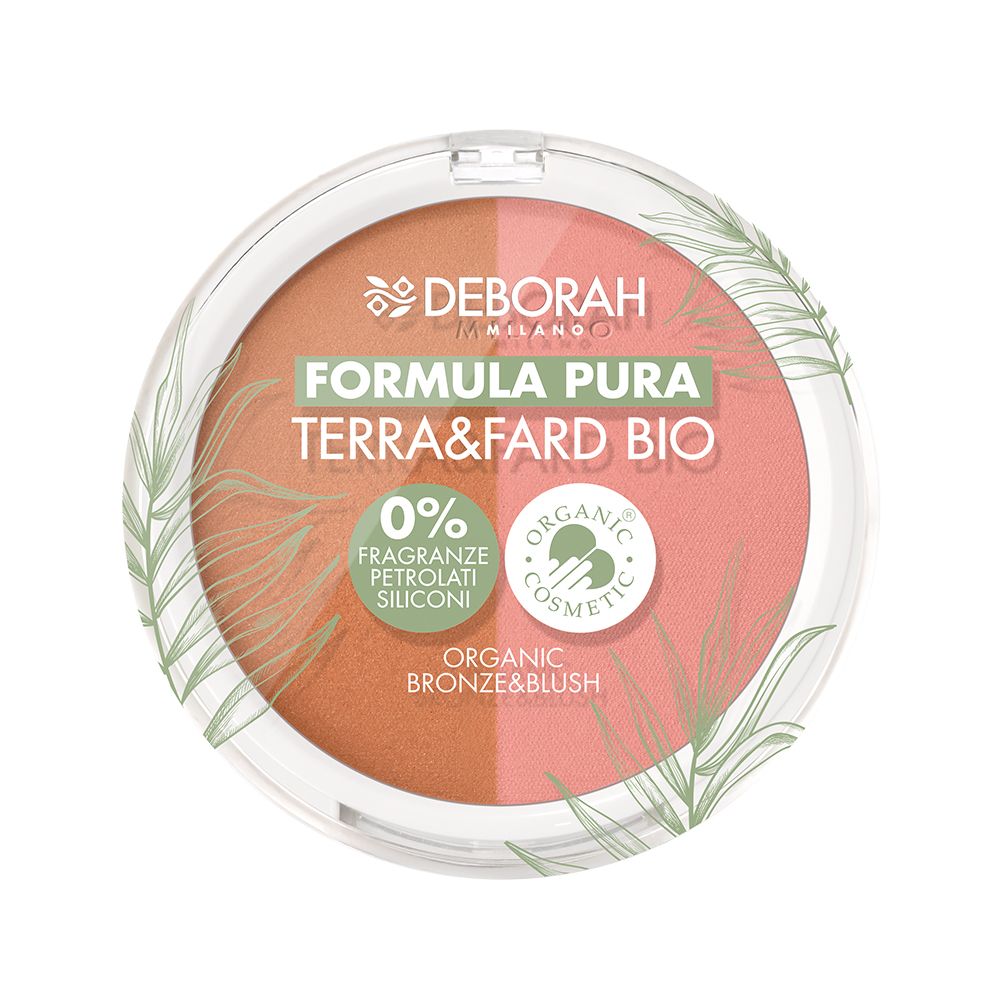 Deborah Milano Formula Pura Bronzer & Blush Bio 02 Medium 9 gr