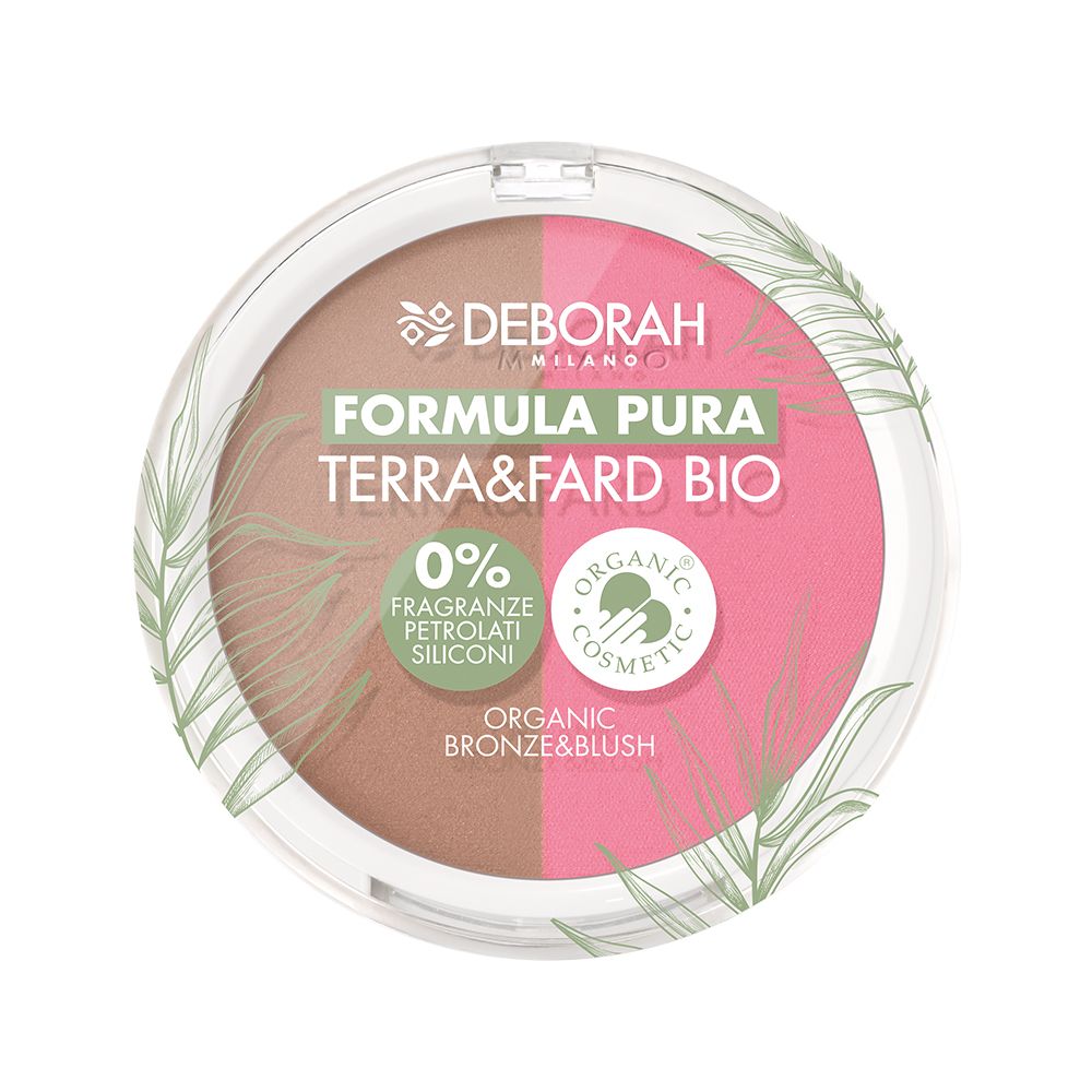 Deborah Milano Formula Pura Bronzer & Blush Bio 04 Dark 9 gr