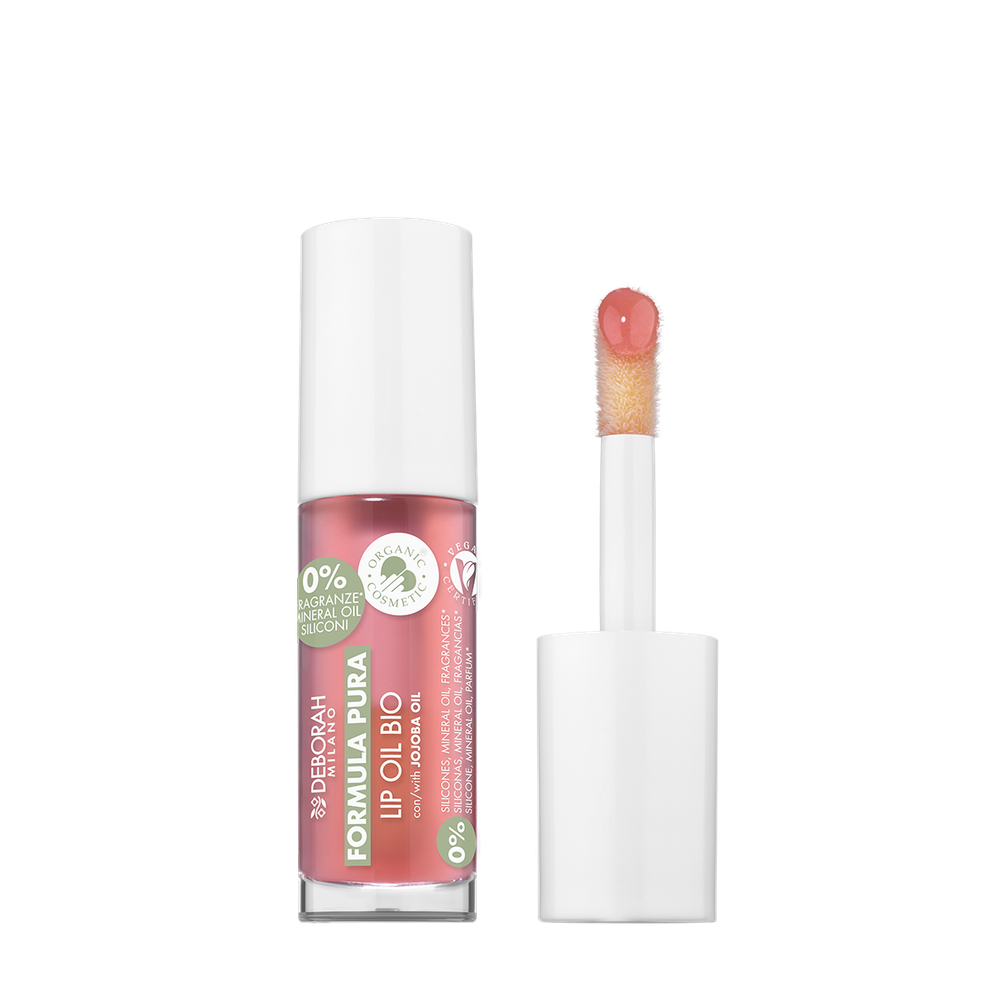 Deborah Milano Formula Pura Lip Oil Bio 02 Strawberry Rose 5.5 ml