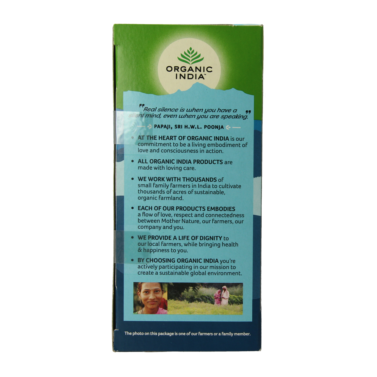 Organic India Tulsi calm tea biologisch 25 stuks