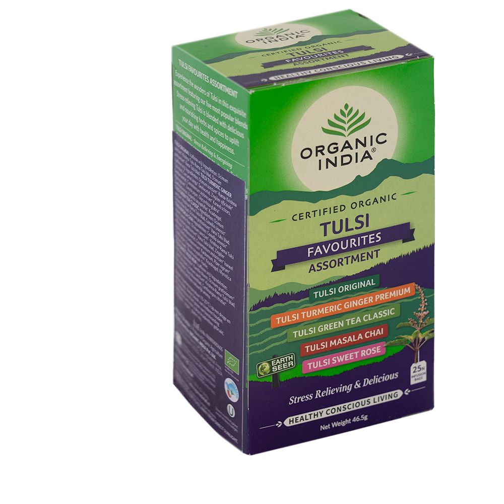 Organic India Tulsi variety collection thee biologisch 25 zakjes