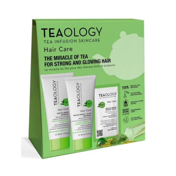 Teaology Matcha repair hair care kit