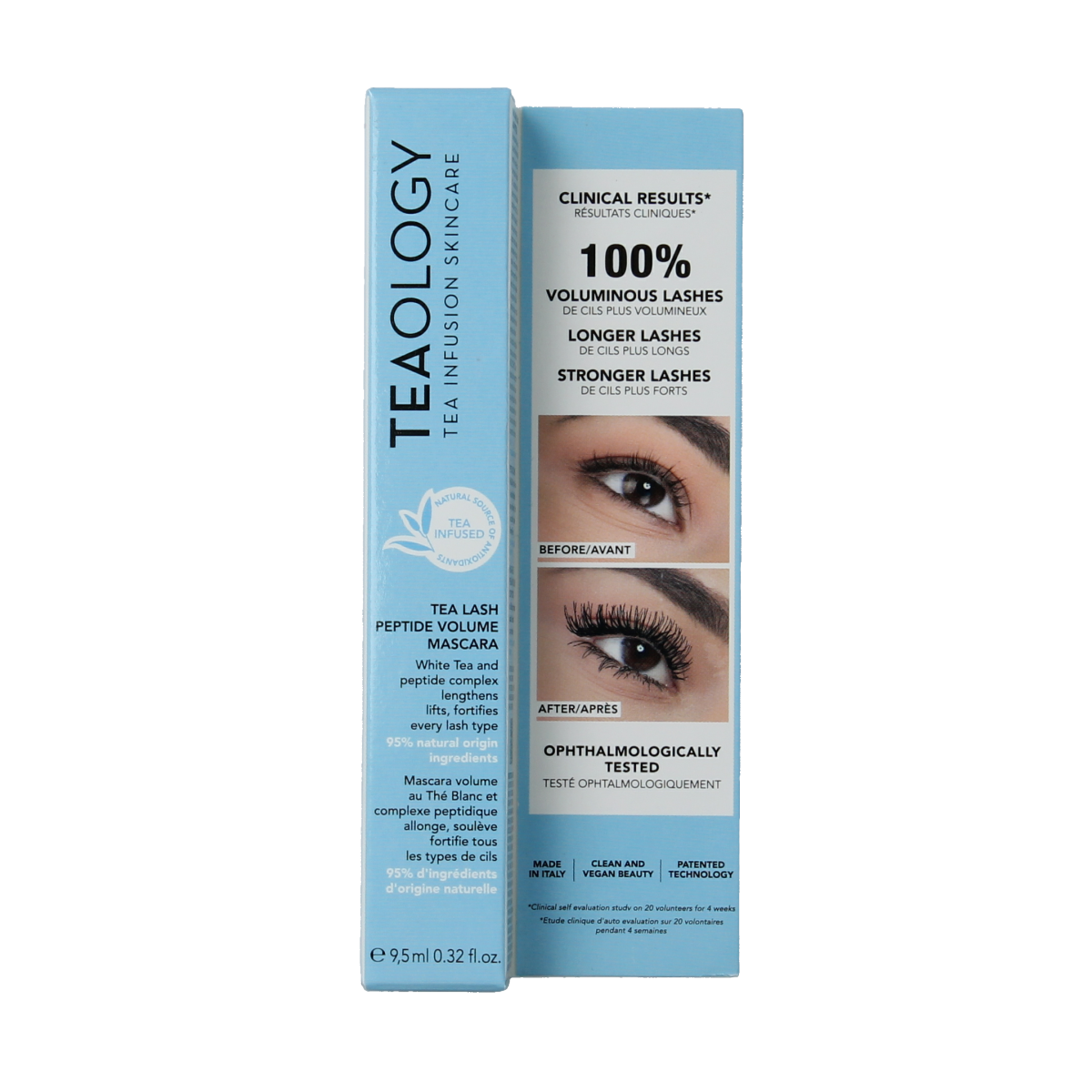 Teaology Tea lash peptide volume mascara 9,5 ml