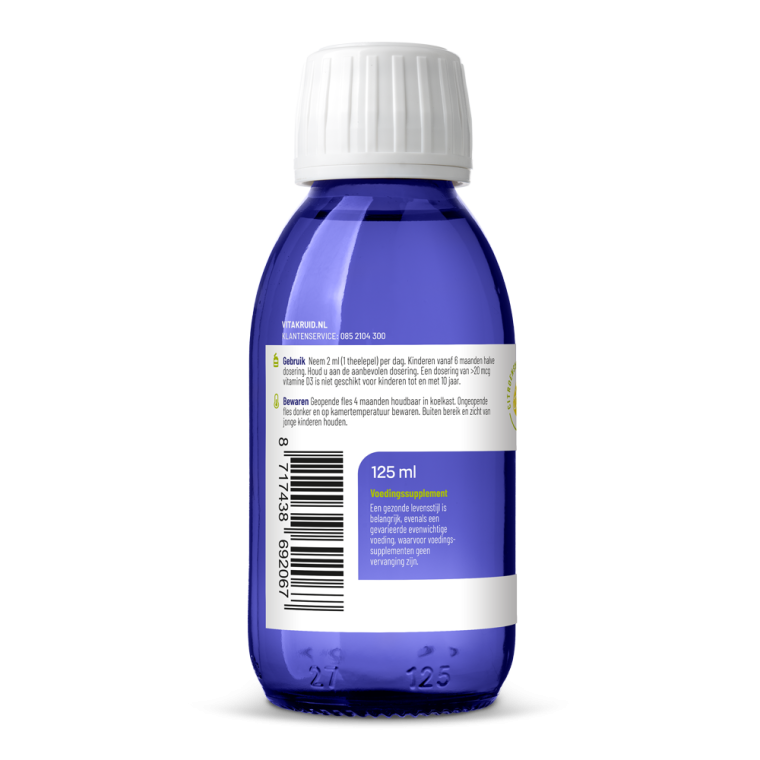 Vitakruid Omega-3 Visolie 1200 TG 125 ml