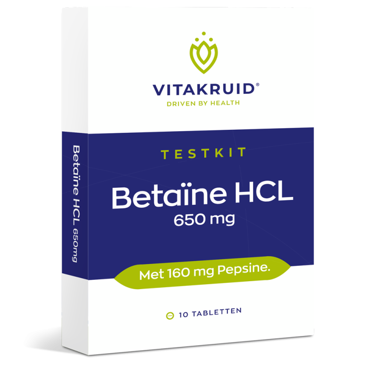 Vitakruid Betaine HCL 650 mg & pepsine 160 mg