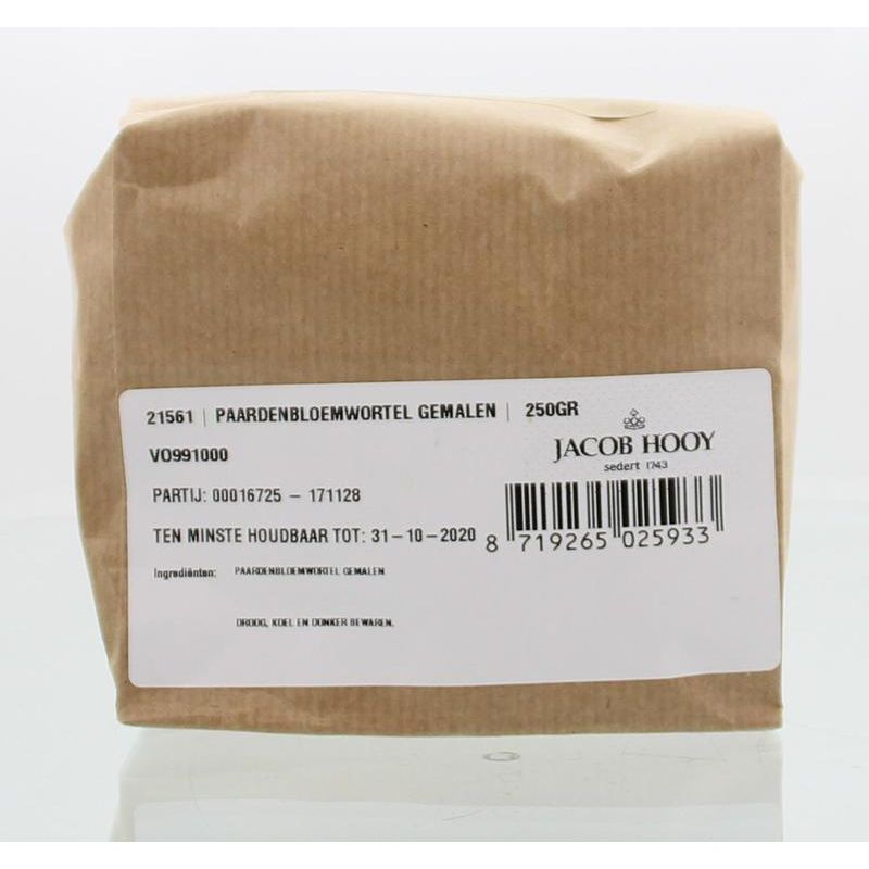 Jacob Hooy Paardebloemwortel gemalen 250 gram