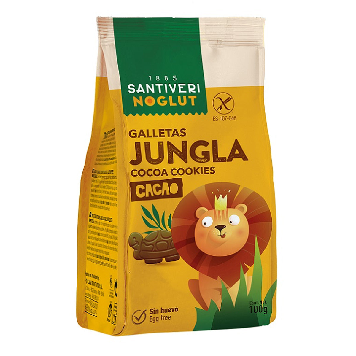 Santiveri Jungle koekjes cacao 100 gram