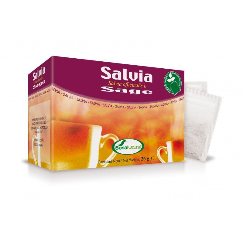 Soria Natural Kruidenthee Salie Zakjes 20 st