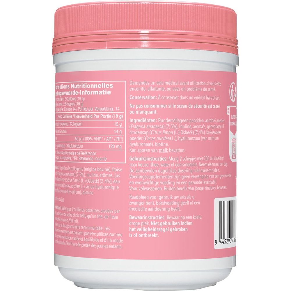 Vital Proteins Collageen Beauty Aardbei Citroen 271 gram