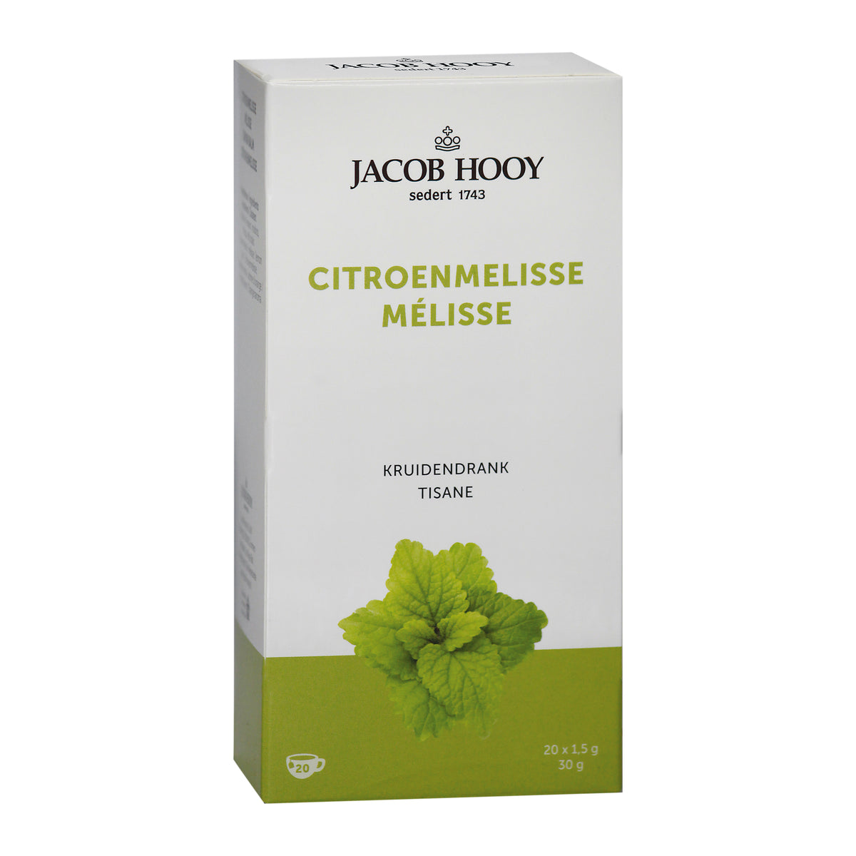 Jacob Hooy Citroenmelisse thee gold 20 zakjes