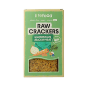 Lifefood Life crackers zuurkool boekweit raw biologisch 90 gram