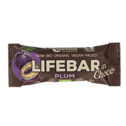 Lifefood Lifebar inchoco plum/pruim 40 gram