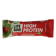 Lifefood Lifebar proteine aardbei biologisch 40 gram