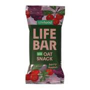 Lifefood Lifebar oatsnack berry fusion biologisch 40 gram