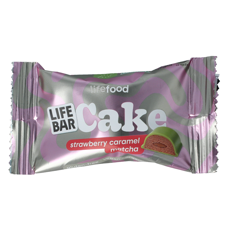 Lifefood Cake strawberry caramel matcha 35 gram