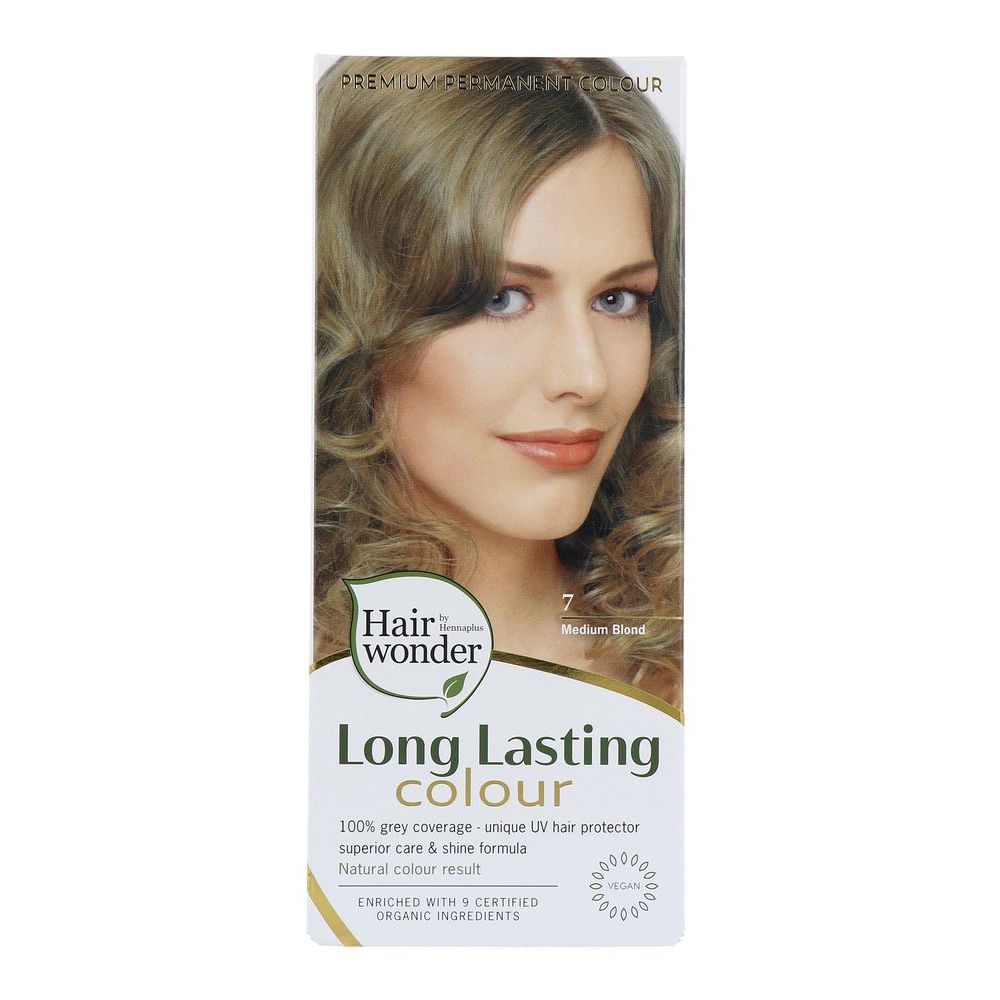 Henna Plus Long lasting colour 7 medium blond 100 ml