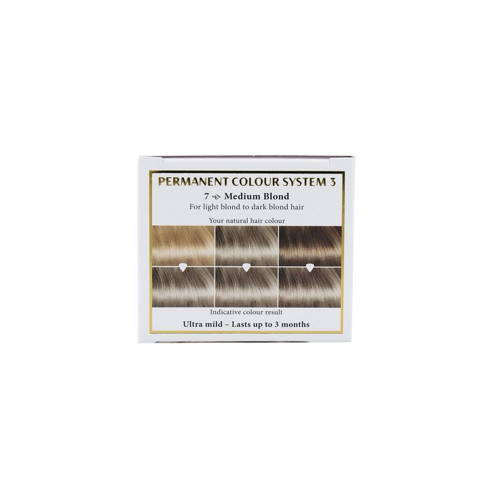 Henna Plus Long lasting colour 7 medium blond 100 ml