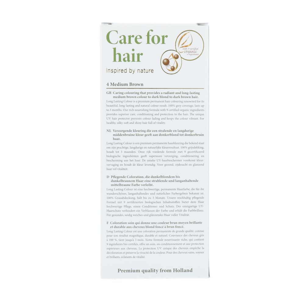 Henna Plus Long lasting colour 4 medium brown 100 ml