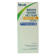 Teva Broomhexine HCL 4mg/ml = 0.8 mg 150 ml
