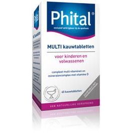 Phital Multi Kauwtabletten 60 tabletten