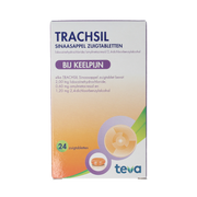 Teva Trachsil sinaasappel 24 zuigtabletten