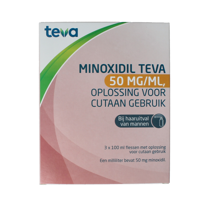 Teva Minoxidil 50 mg/ 3x100 300 ml