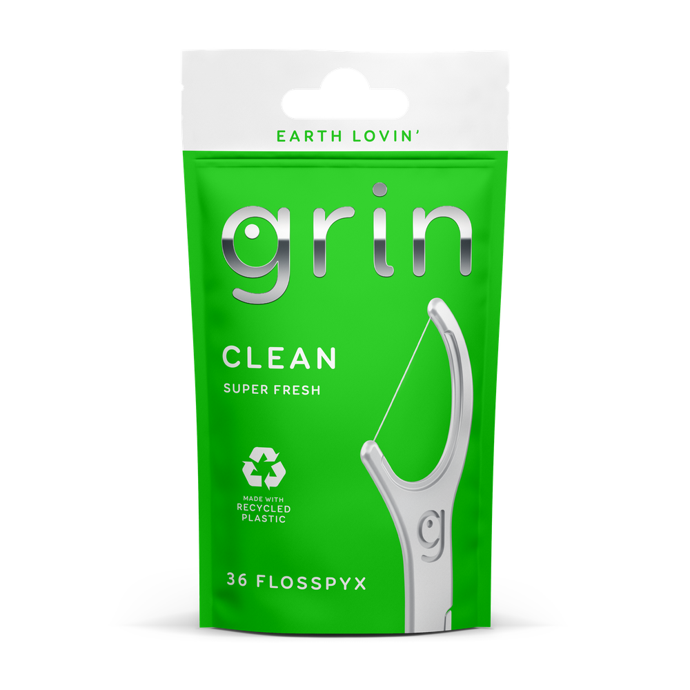 Grin Floss Picks Clean