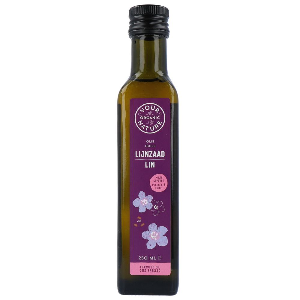 Your Organic Nature Lijnzaadolie bio 250 ml