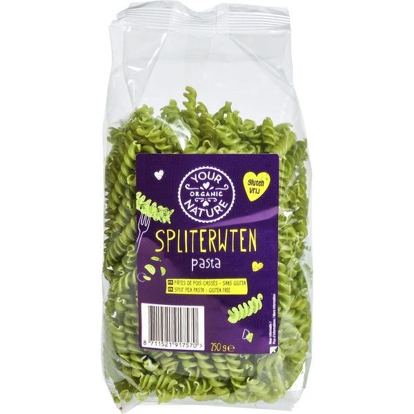 Your Organic Nature Spliterwten Fusilli 250 gr