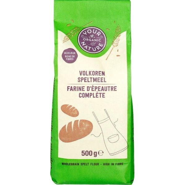 Your Organic Nature Volkoren Speltmeel 500 gr