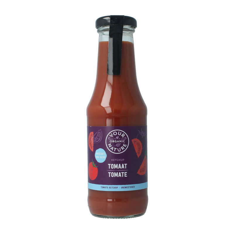 Your Organic Nature Tomatenketchup ongezouten bio 325 ml
