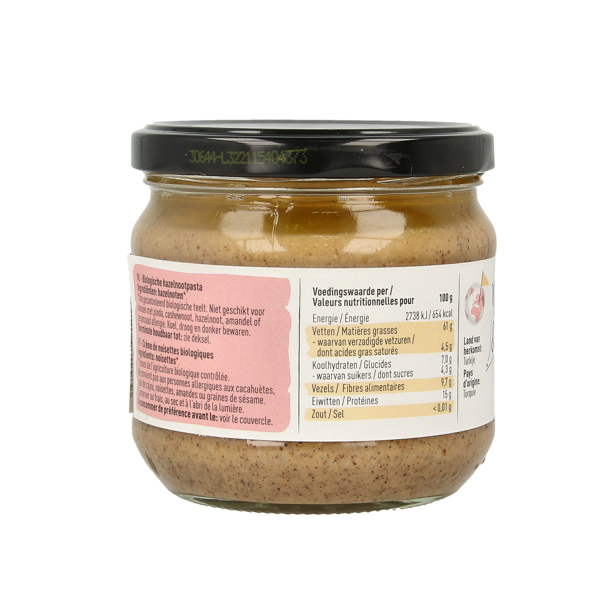 Nice & Nuts Hazelnootpasta 330 gram