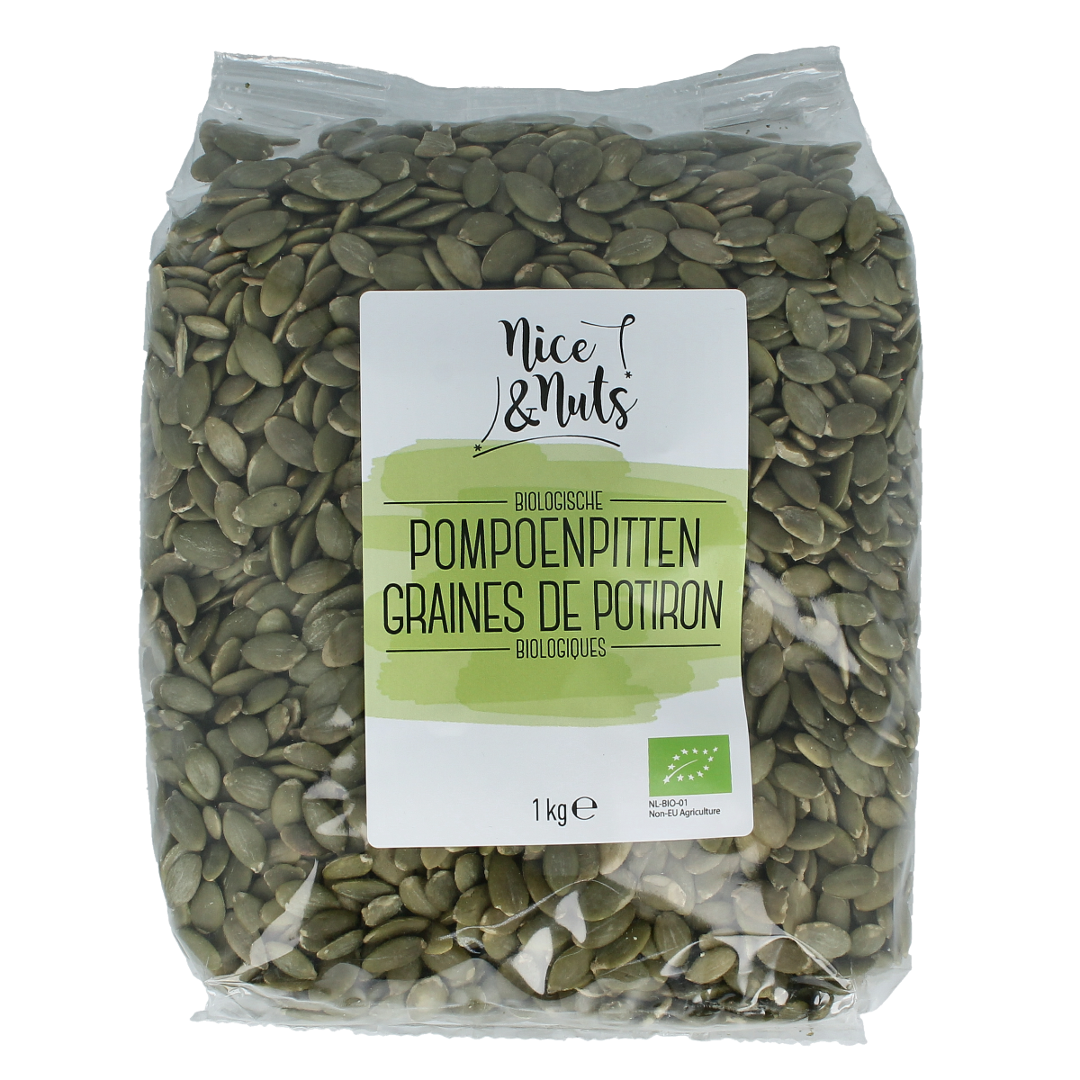 Nice & Nuts Pompoenpitten biologisch 1 kg