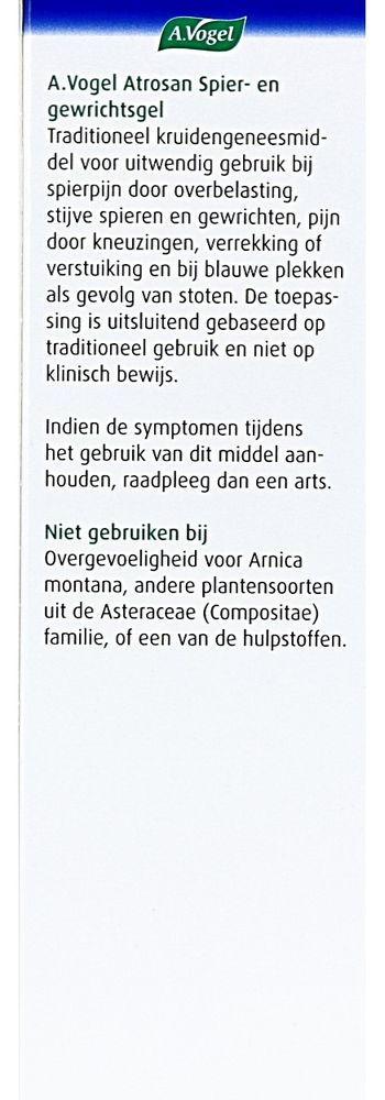 A.Vogel Atrosan spier- en gewrichtsgel 100 ml