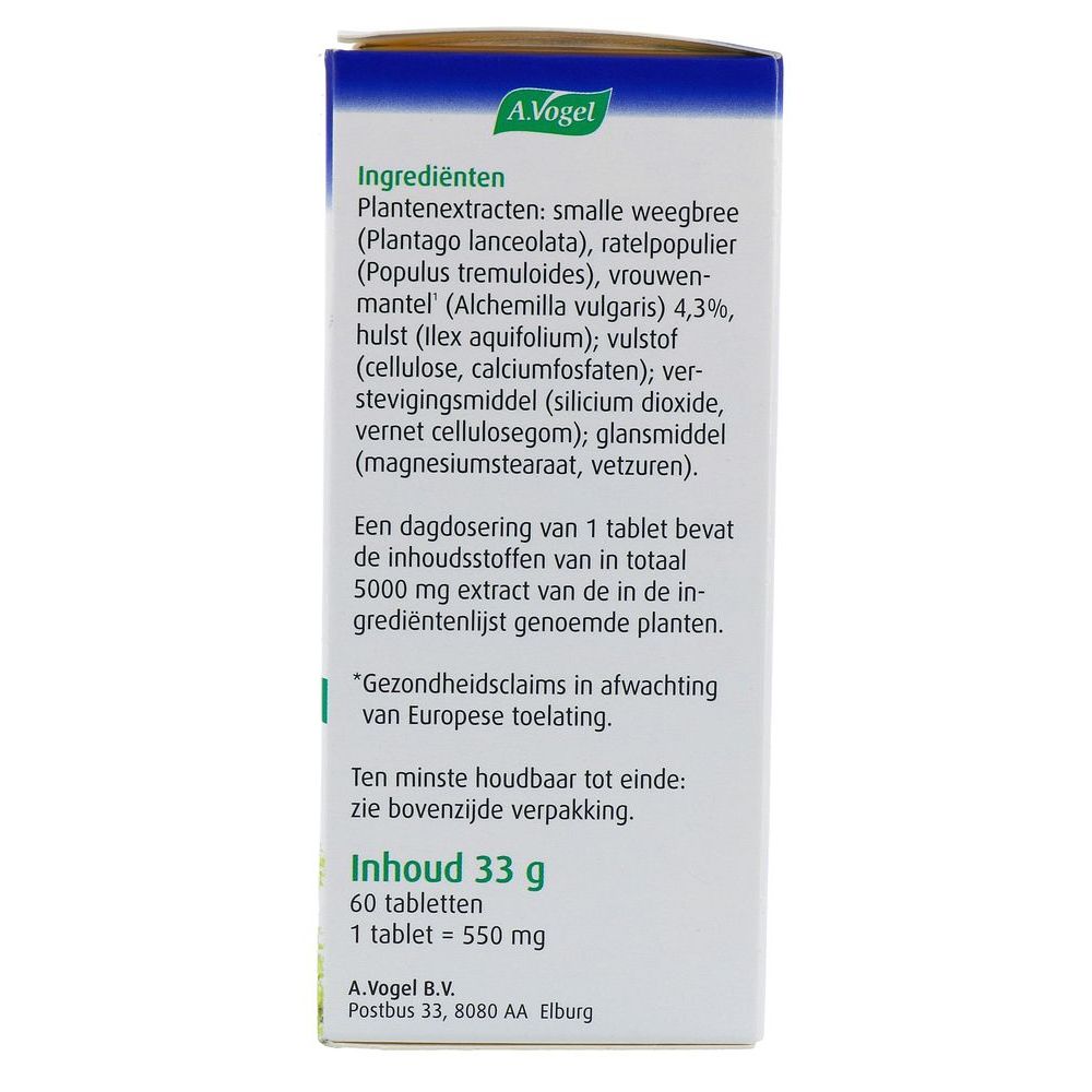 A.Vogel Alchemilla complex gewrichten 60 tabletten