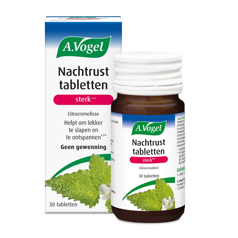 A.Vogel Dormeasan citroenmelisse nachtrust sterk 30 tabletten