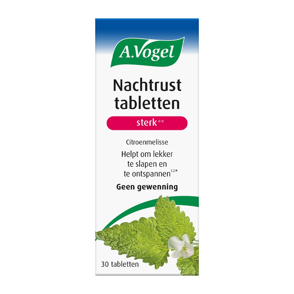 A.Vogel Dormeasan citroenmelisse nachtrust sterk 30 tabletten