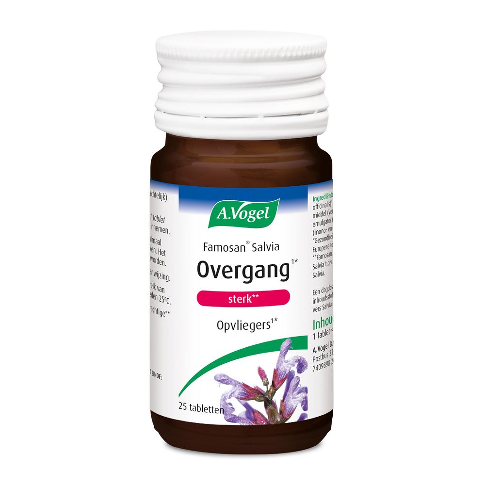A.Vogel Famosan salvia overgang sterk 25 tabletten