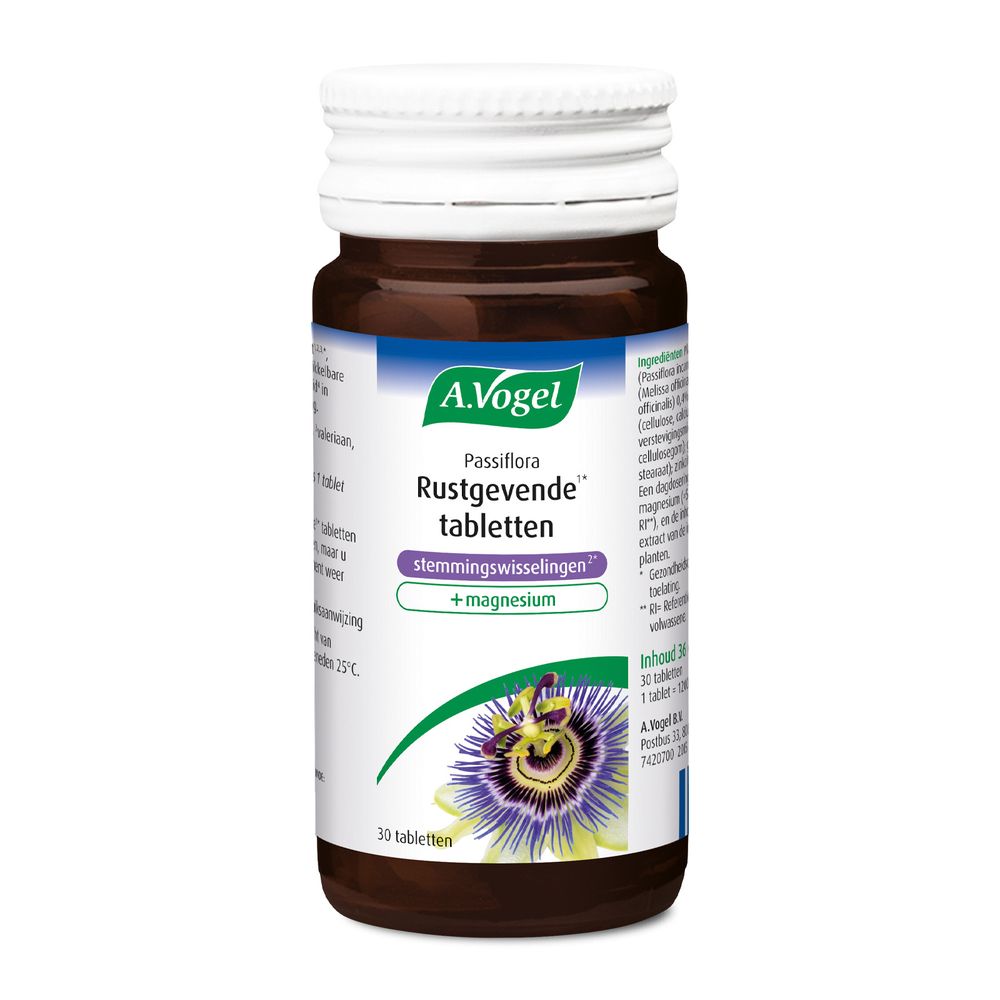A.Vogel Passiflora rustgevende tabl. stemmingswisselingen 30 tabletten